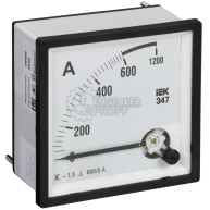Амперметр IEK Э47 600/5А класс точности 1,5 72х72 мм